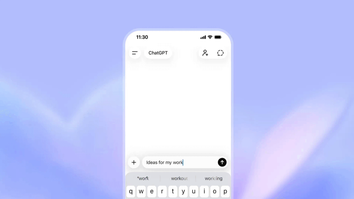GIF showing a ChatGPT conversation.