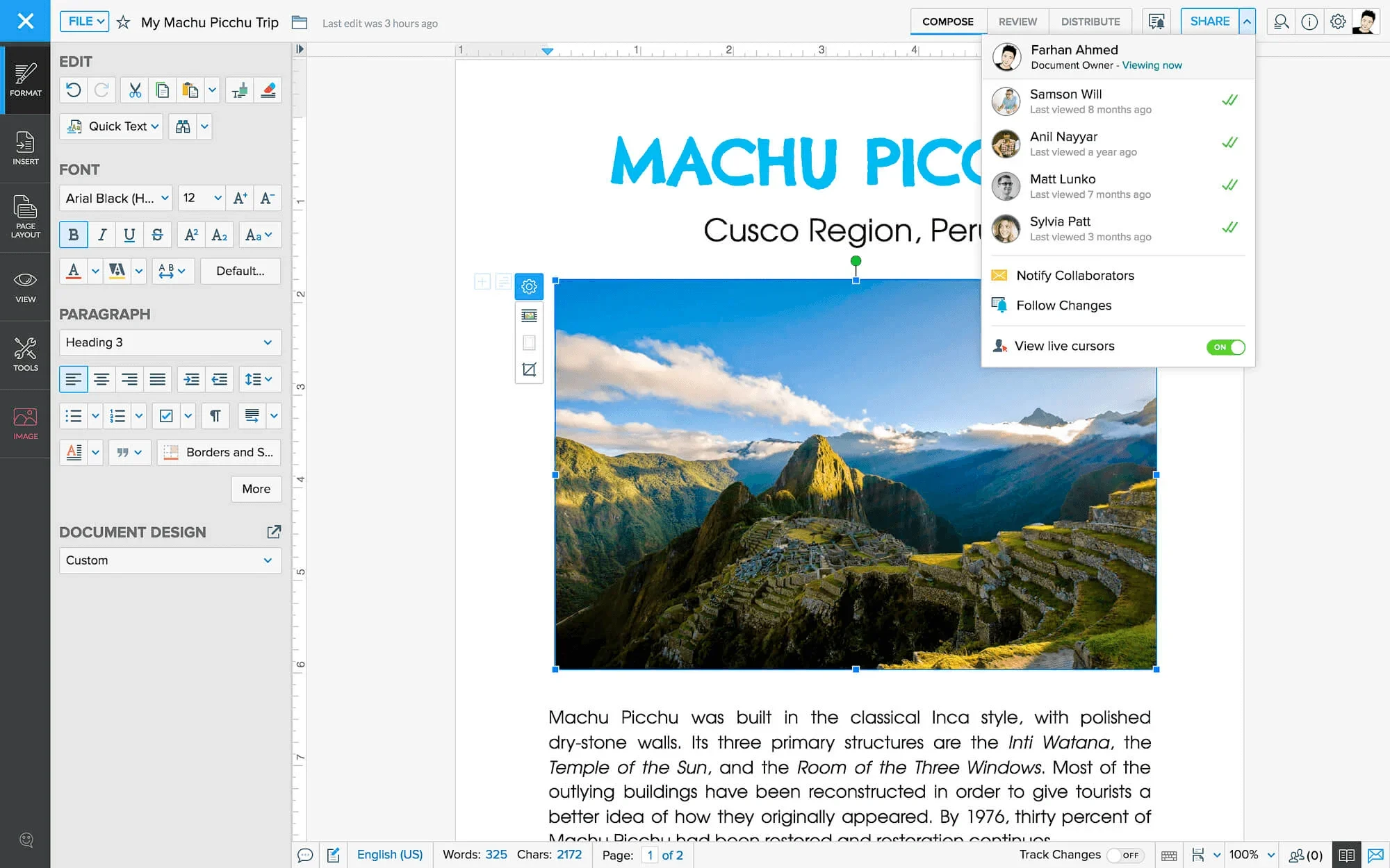 Zoho Editor
