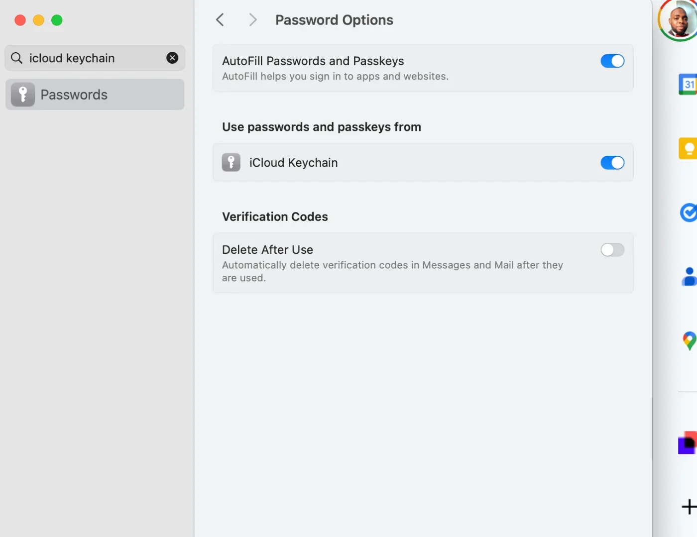A screenshot of Apple password manager asking me to change my password on X and other recommendations.